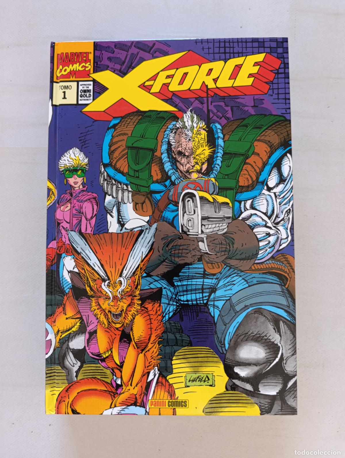 C&oacute;mics: X-FORCE TOMO N&ordm; 1 - OMNIGOLD - OMNI GOLD - MARVEL - PANINI - TAPA DURA (316)