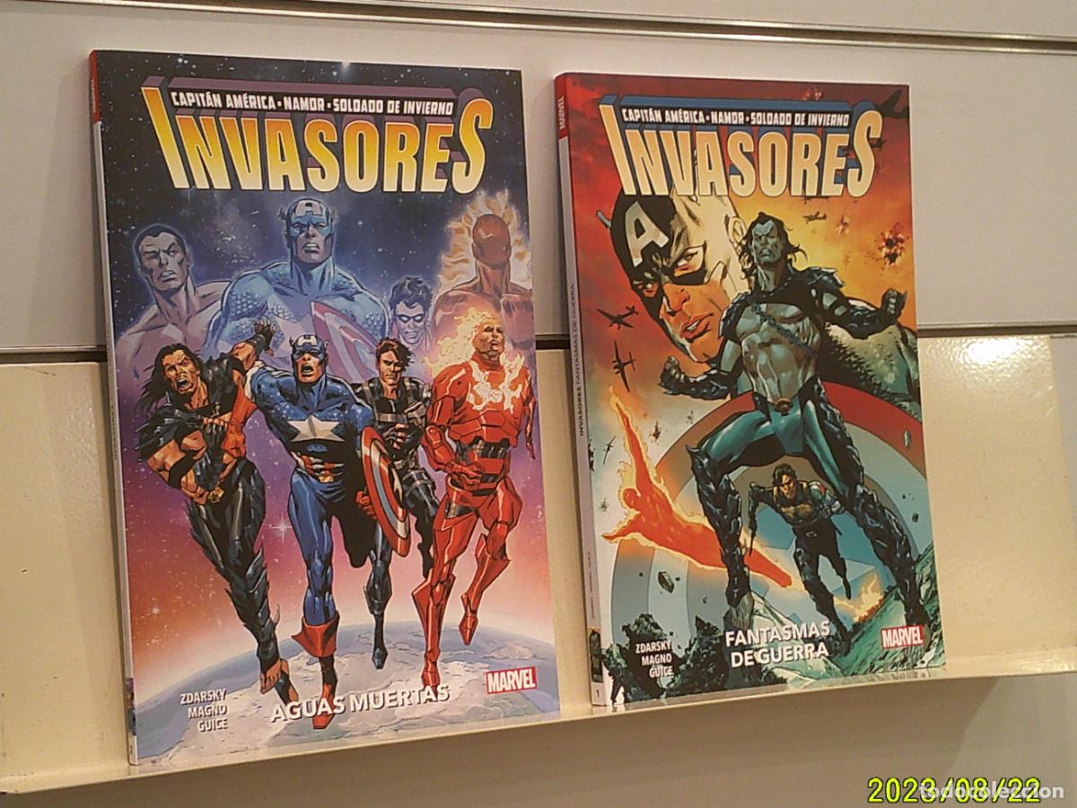 C&oacute;mics: INVASORES COMPLETA 2 TOMOS 1.FANTASMAS DE GUERRA Y 2.AGUAS MUERTAS MARVEL - PANINI OFERTA