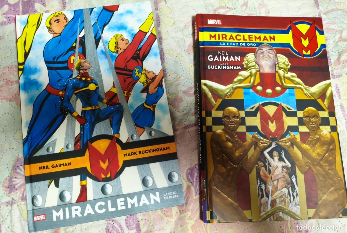 C&oacute;mics: MIRACLEMAN DE NEIL GAIMAN Y MARK BUCKINGHAM TOMOS 1 y 2 / CARTON&Eacute; - PANINI- IMPECABLES