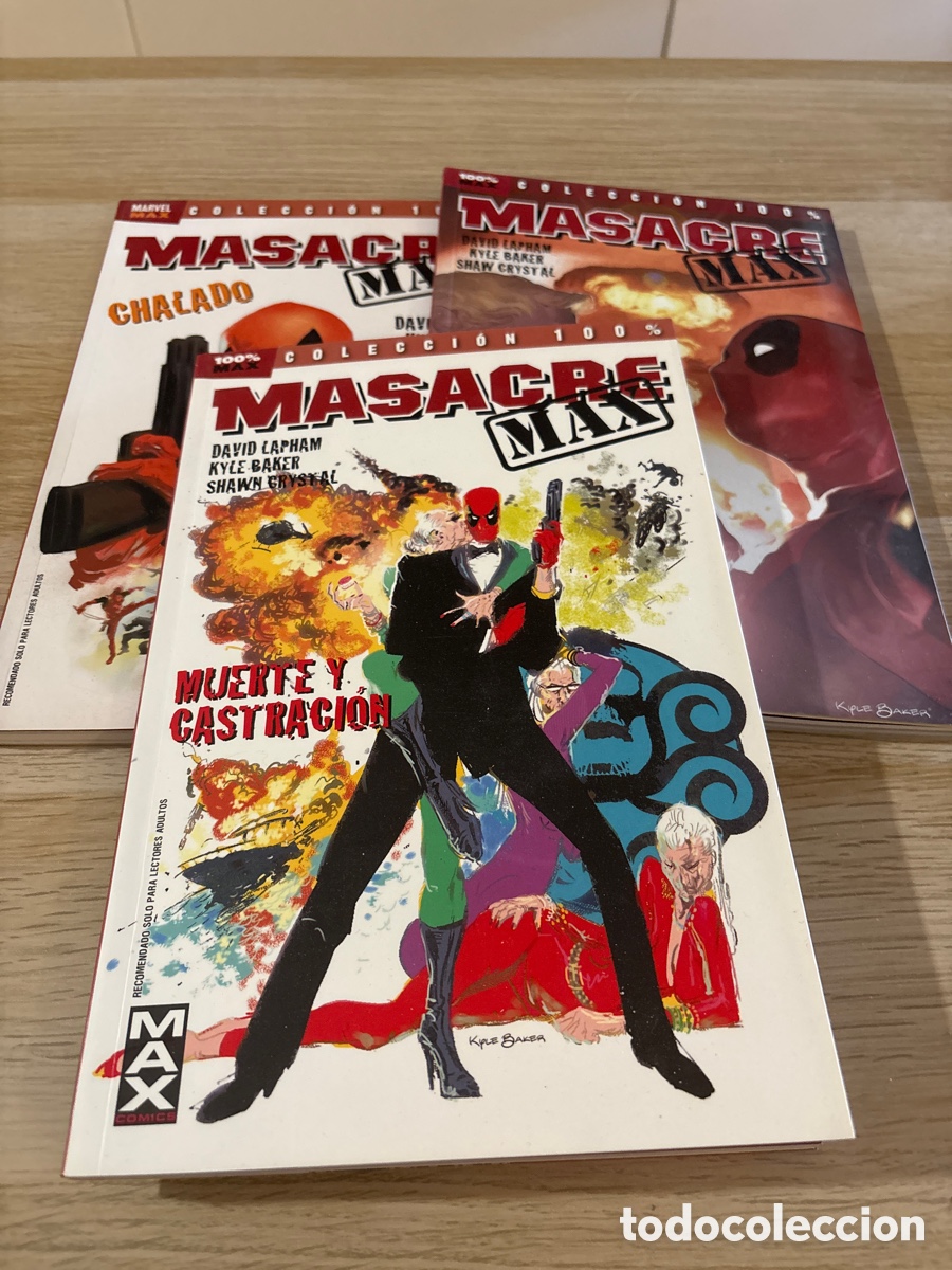 C&oacute;mics: Masacre. L&iacute;nea MAX. David Lapham. Obra completa