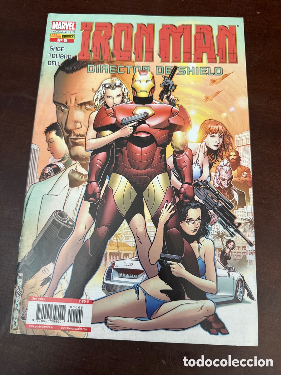 C&oacute;mics: IRON MAN: DIRECTOR DE SHIELD N&ordm; 5 MARVEL PANINI 2008 - Foto 5