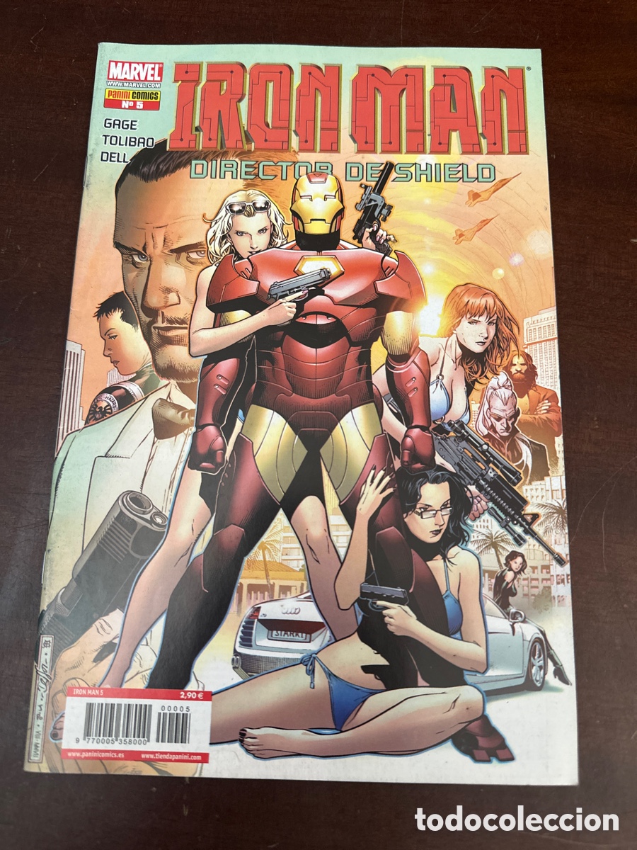 C&oacute;mics: IRON MAN: DIRECTOR DE SHIELD N&ordm; 5 MARVEL PANINI 2008