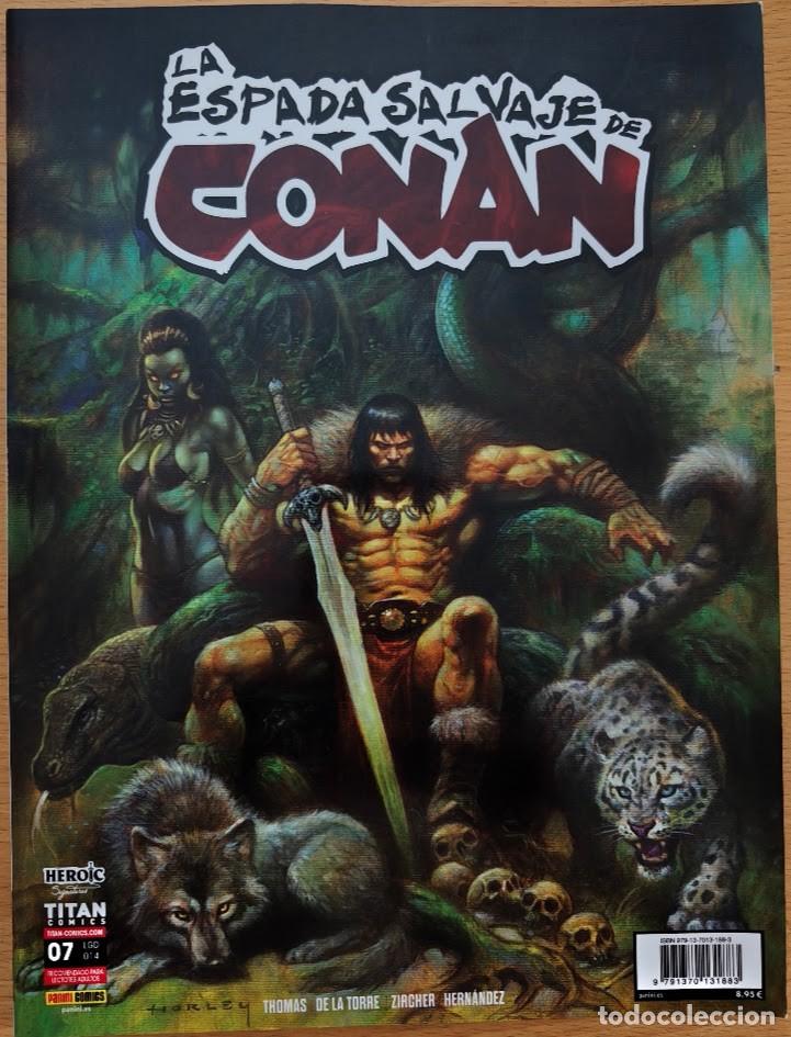 C&oacute;mics: LA ESPADA SALVAJE DE CONAN 07. TITAN COMICS. PANINI