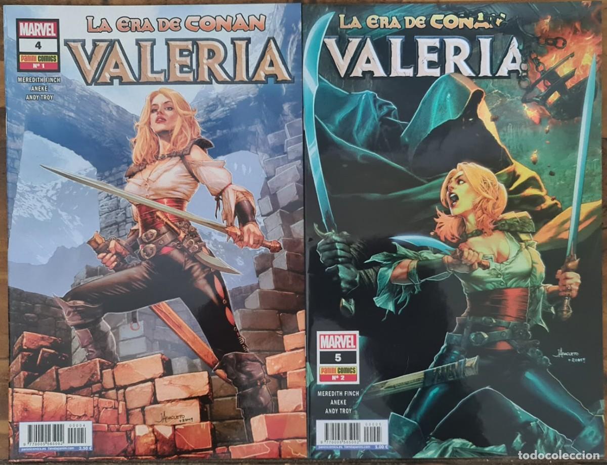 C&oacute;mics: LA ERA DE CONAN 4 Y 5. VALERIA 1 Y 2 . PANINI