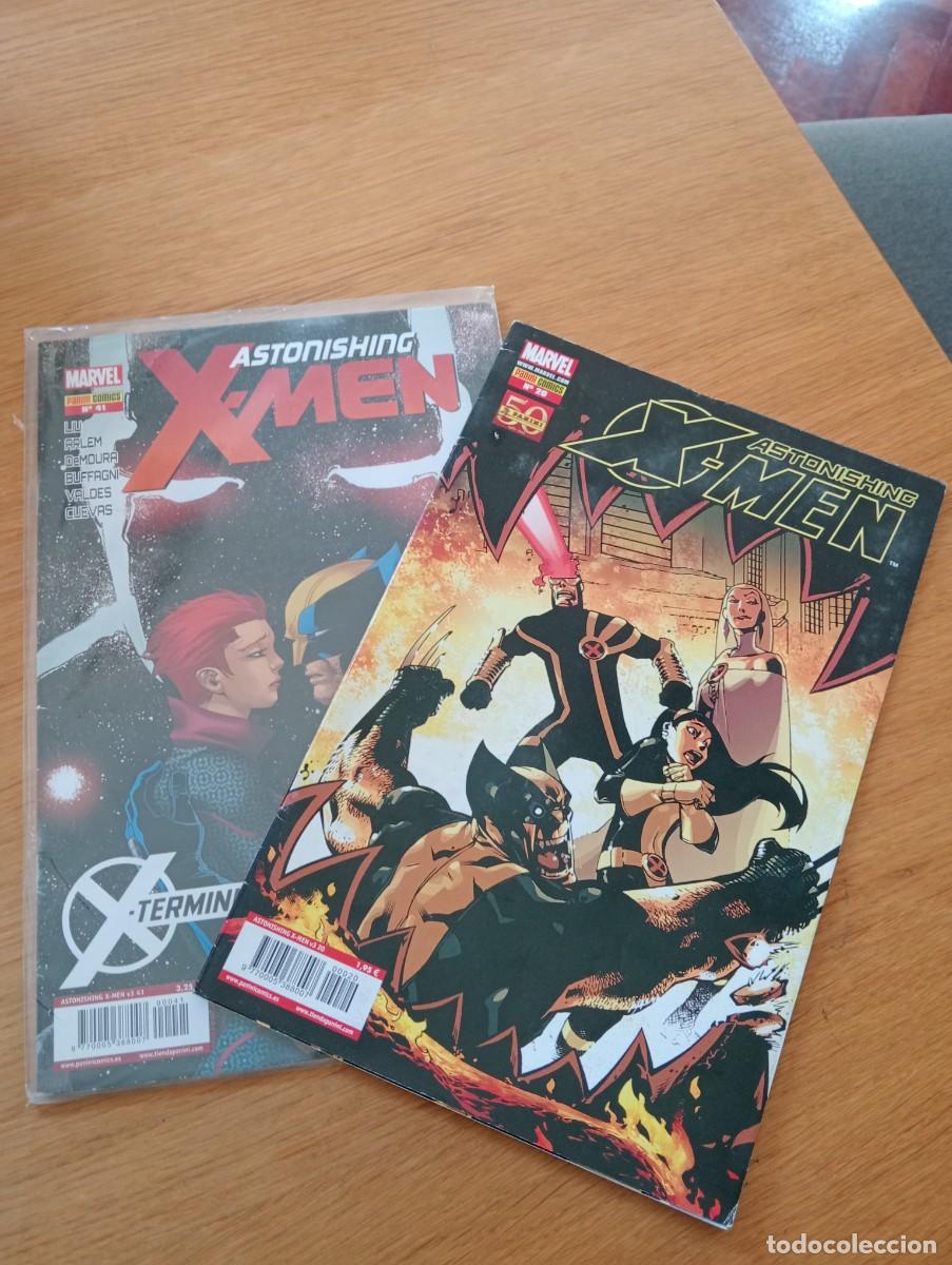 C&oacute;mics: LOTE CON 2 EJEMPLARES DE ASTONISHING X MEN VOL. 3 (DE 47). GRAPA. PANINI. MARVEL. 2011 &ndash; 13.