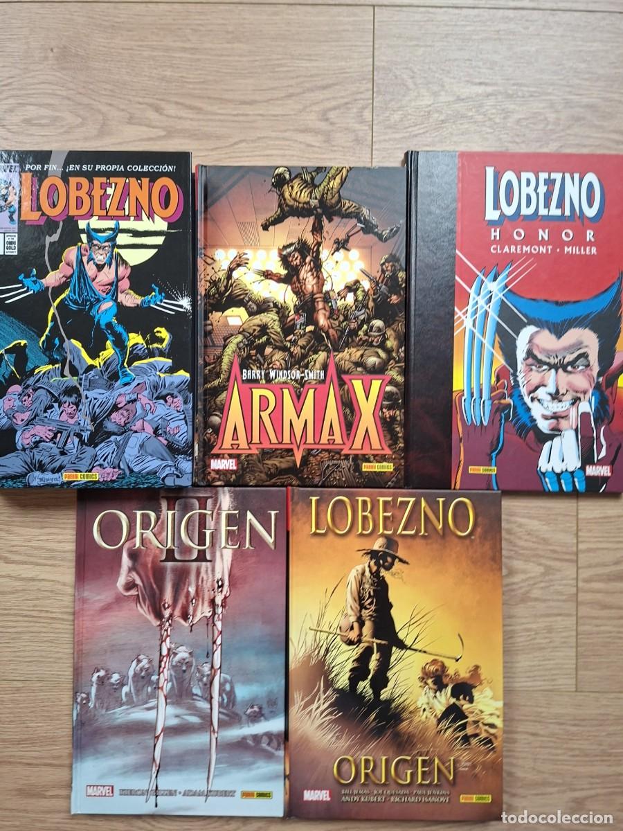 C&oacute;mics: PACK LOBEZNO MARVEL GOLD , ORIGENES Y VARIOS , PANINI.