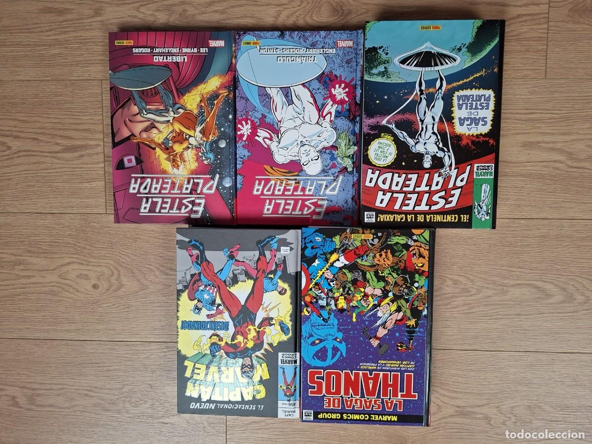C&oacute;mics: ESTELA PLATEADA, CAPITAN MARVEL Y THANOS. PODERES COSMICOS.
