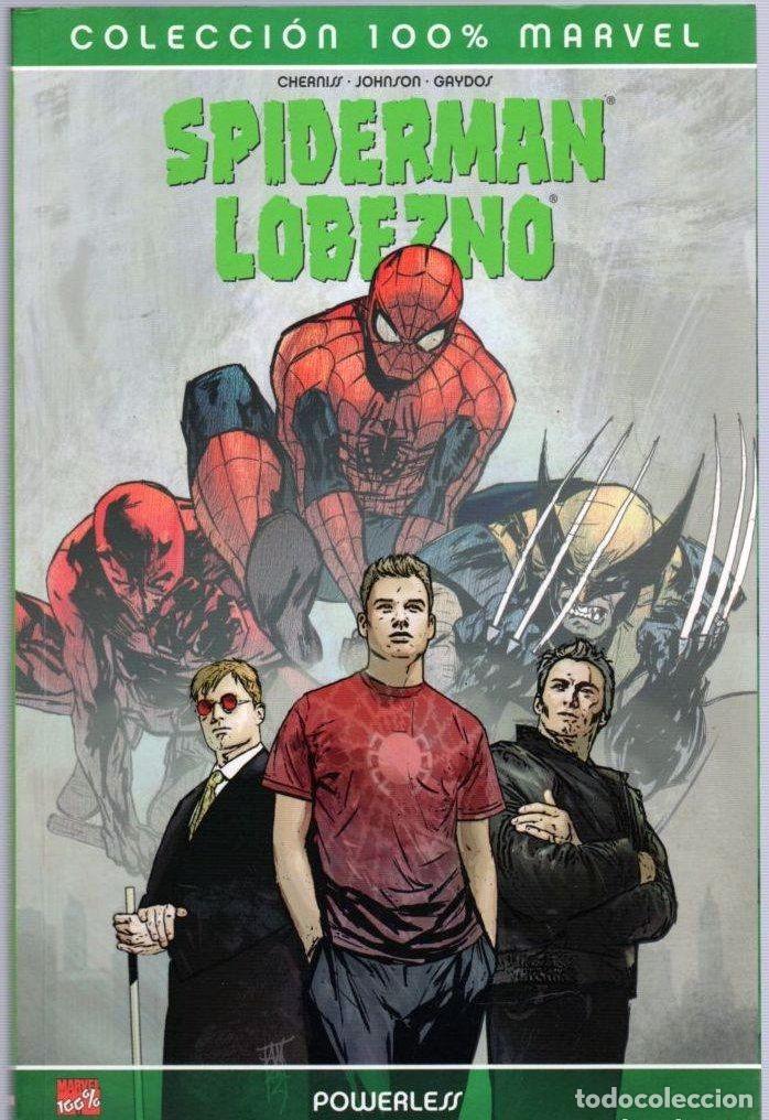 C&oacute;mics: DAREDEVIL ,SPIDERMAN & LOBEZNO : POWERLESS.(CHERNISS JOHNSON & GAYDOS) 100% MARVEL). PANINI 2005