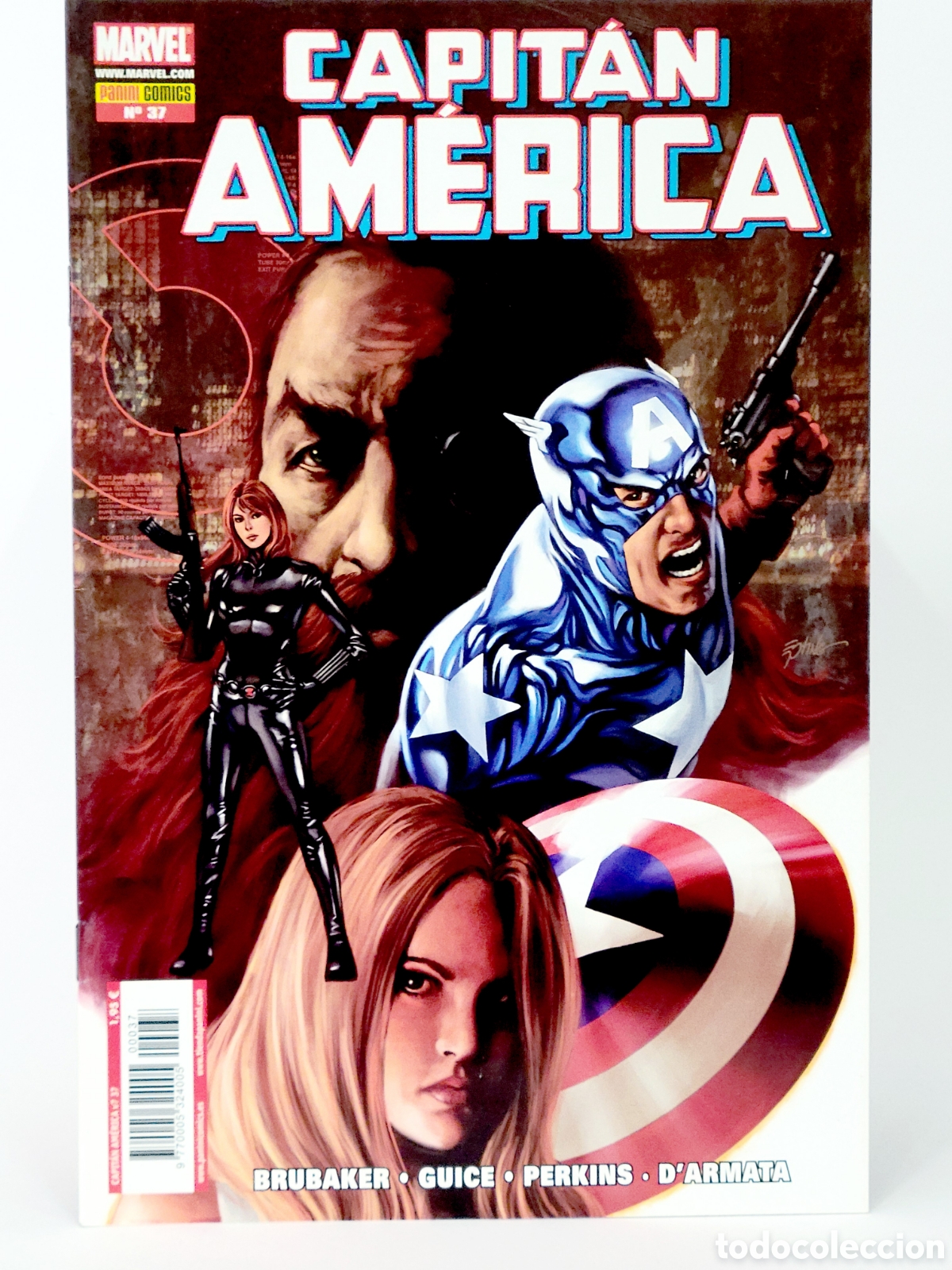 C&oacute;mics: C&Oacute;MIC CAPITAN AM&Eacute;RICA 37 VOL.7 PANINI MARVEL GRAPA VOLUMEN DE KIOSCO - Foto 1