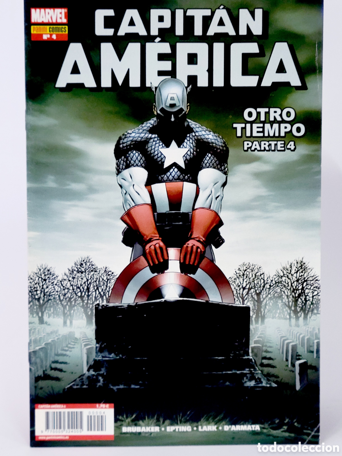 C&oacute;mics: C&Oacute;MIC CAPITAN AM&Eacute;RICA 4 VOL.7 PANINI MARVEL GRAPA VOLUMEN DE KIOSCO - Foto 1