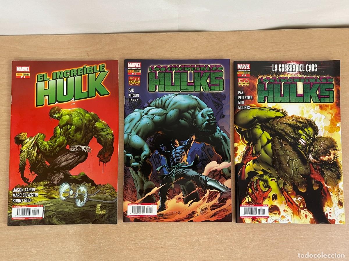 C&oacute;mics: Panini Comics Marvel LOTE 3 Ejemplares LOS INCREIBLES HULKS 2011 y 2012 El Incre&iacute;ble Hulk La Masa - Foto 1