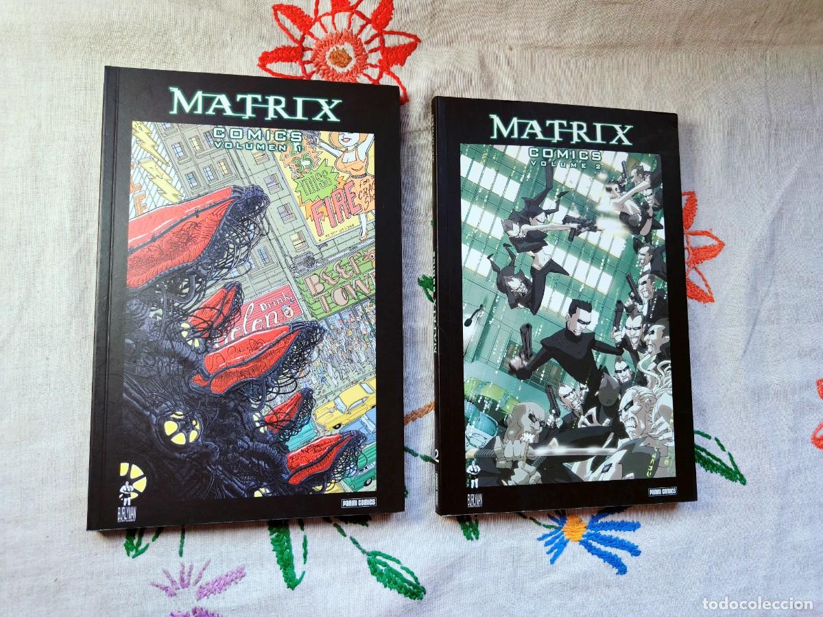 C&oacute;mics: Matrix. Completa. Volumenes 1 y 2. Wachowski. Panini. Est&aacute;n como nuevos. - Foto 1