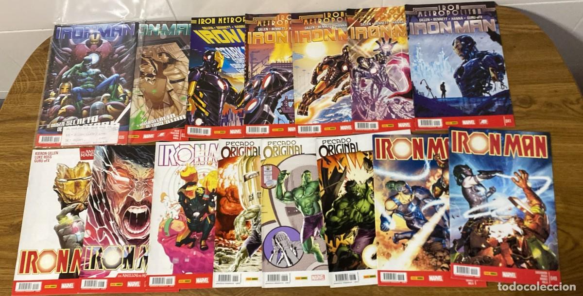 C&oacute;mics: Lote 14 Comics Iron Man Vol 2 35 al 49 Marvel (Kieron Gillen / Joe Quesada / Luke Ross)