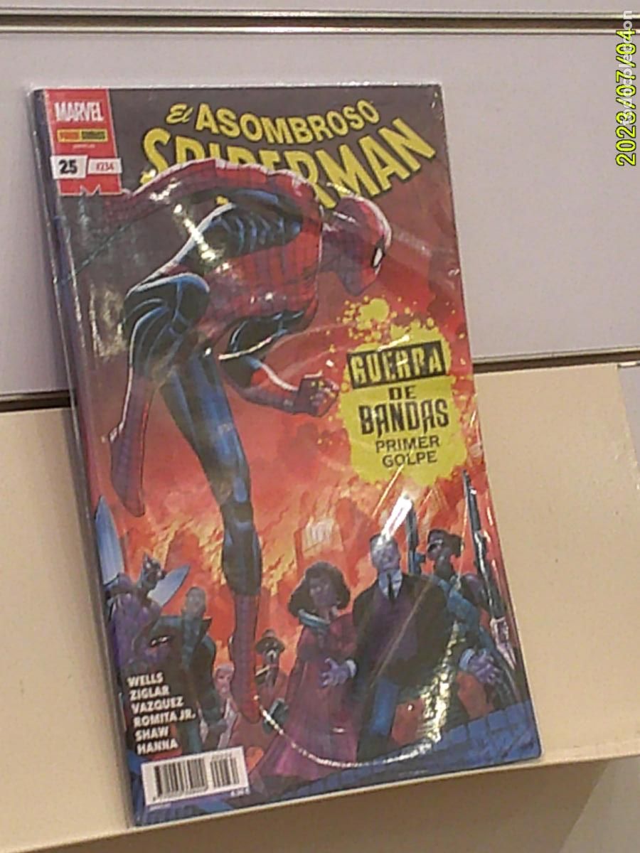 C&oacute;mics: EL ASOMBROSO SPIDERMAN N&ordm; 25-234 GUERRA DE BANDAS MARVEL - PANINI