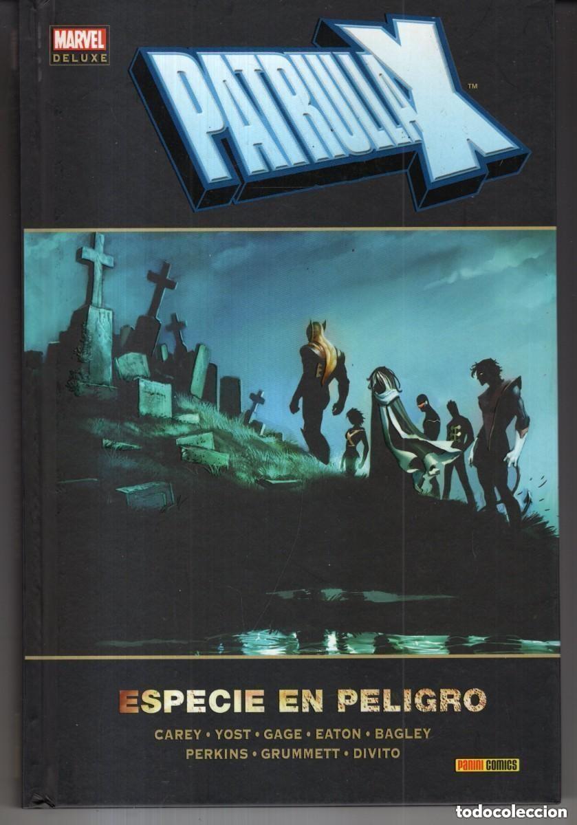 C&oacute;mics: MARVEL DELUXE PATRULLA-X ESPECIE EN PELIGRO - PANINI - CARTONE - MUY BUEN ESTADO - OAH