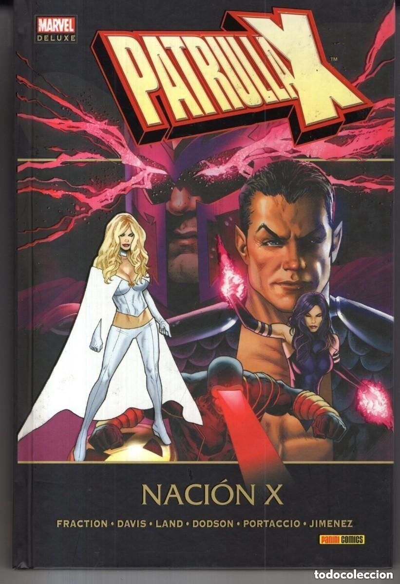 C&oacute;mics: MARVEL DELUXE PATRULLA-X NACION X - PANINI - CARTONE - MUY BUEN ESTADO - OAH
