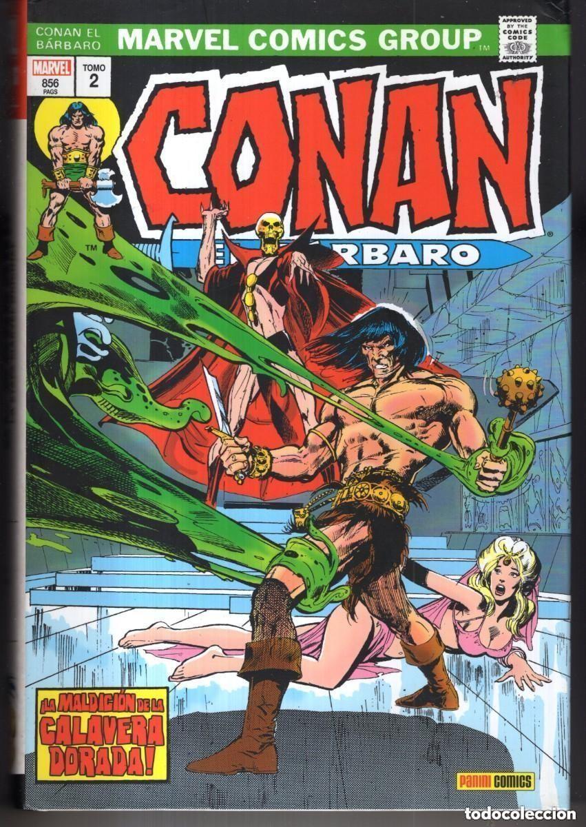 C&oacute;mics: CONAN EL BARBARO LA ETAPA MARVEL ORIGINAL N&ordm; 2 OMNIBUS - PANINI - CARTONE - BUEN ESTADO - OAH