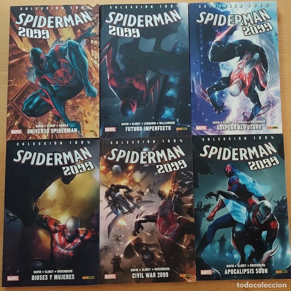 C&oacute;mics: 100 % MARVEL SPIDERMAN 2099 1 A 6 (COMPLETA). PETER DAVID. PANINI