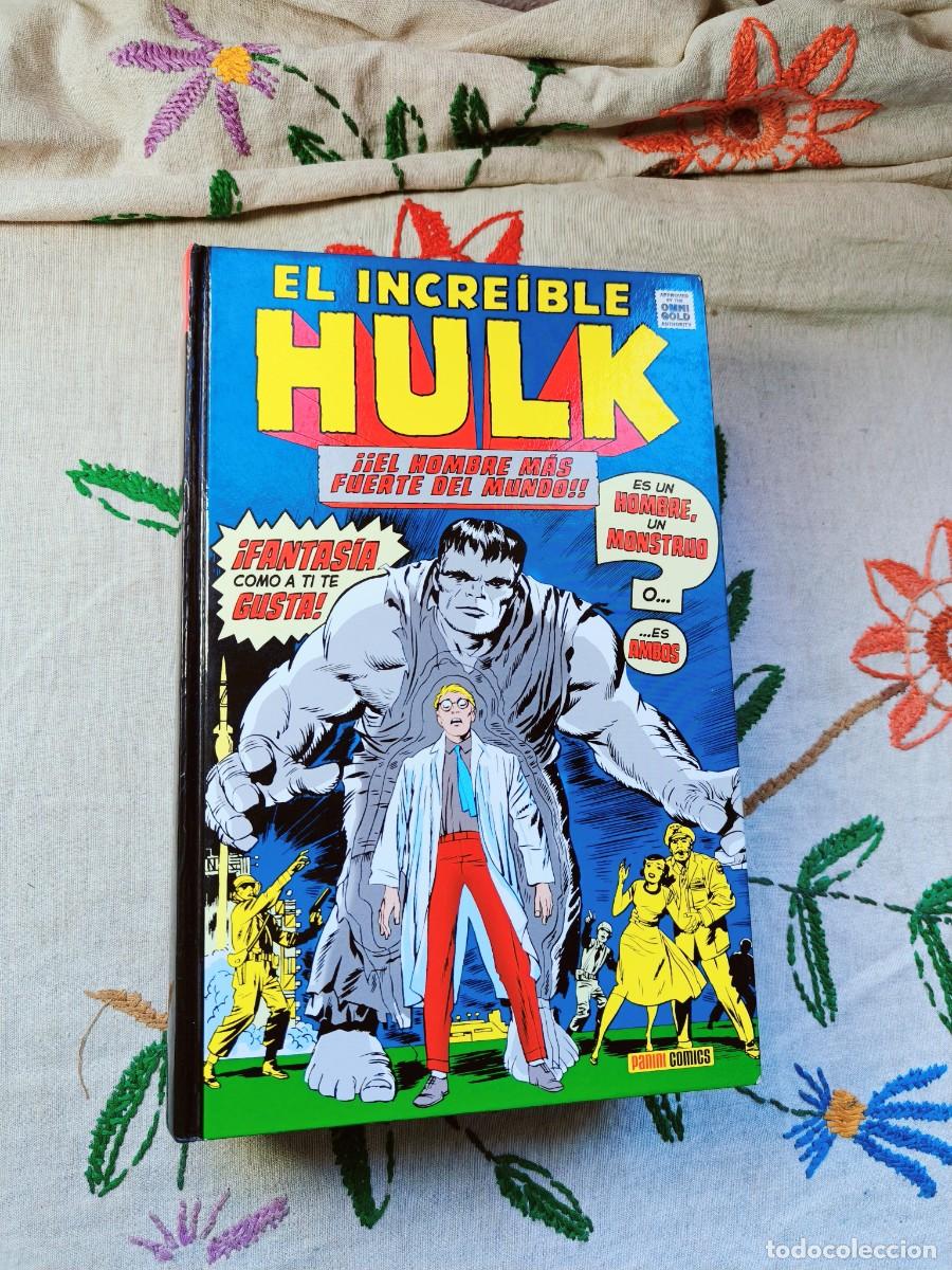 C&oacute;mics: El Incre&iacute;ble Hulk. &iquest;Hombre o monstruo? Tomo 1. Marvel Gold. Stan Lee. Panini.