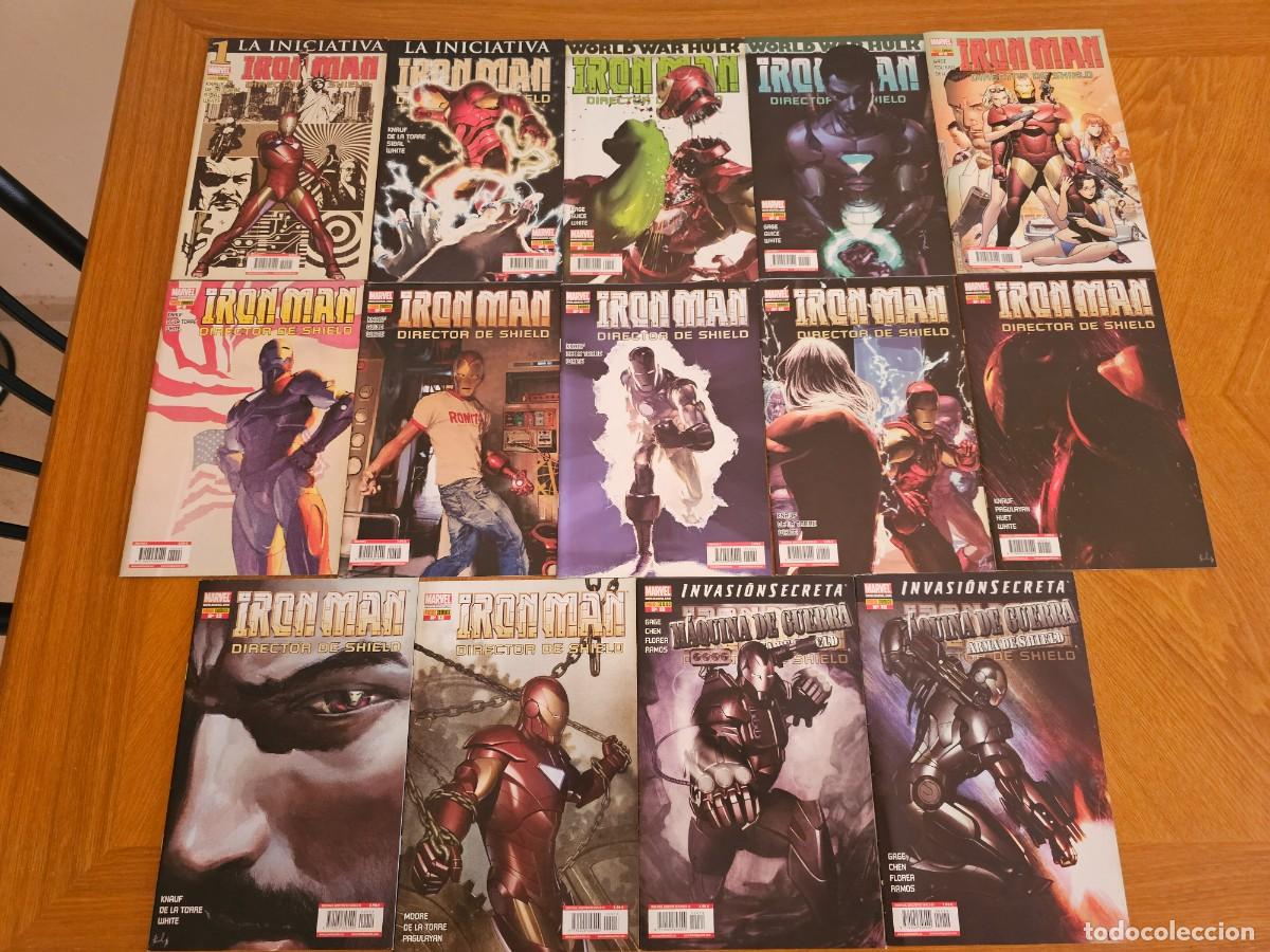 C&oacute;mics: Iron man Director de Shield. Pack 14 Comics