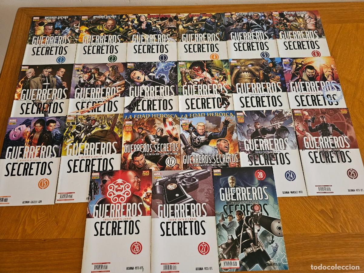 C&oacute;mics: Guerreros Secretos. Pack 21 Comics