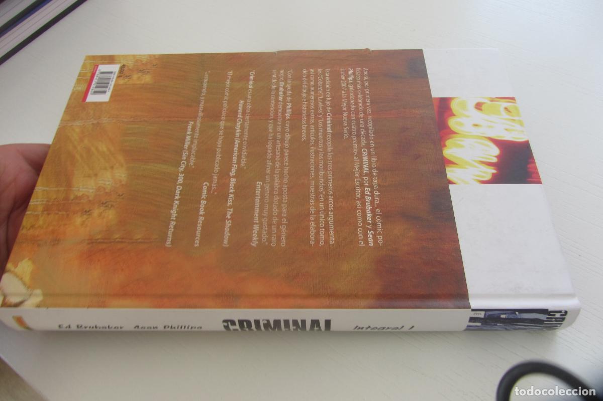 C&oacute;mics: CRIMINAL INTEGRAL VOLUMEN 1 ED BRUBAKER - SEAN PHILLIPS / PANINI - Foto 4