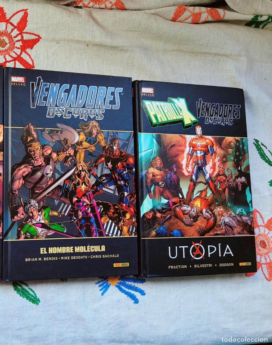 C&oacute;mics: Vengadores Oscuros Utop&iacute;a (45&euro;) y Hombre Mol&eacute;cula (39&euro;). Marvel Deluxe. Panini.