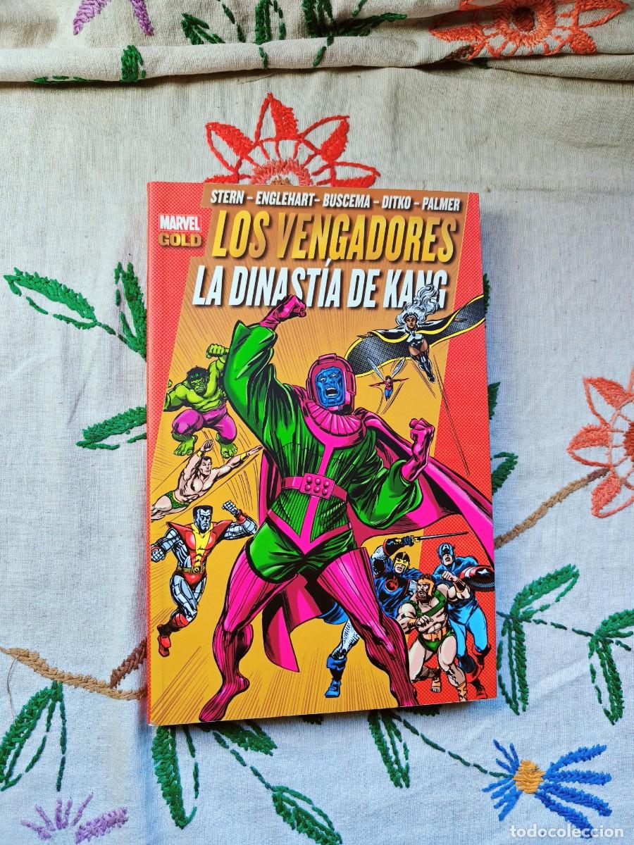 C&oacute;mics: Los Poderosos Vengadores. Tomo 8- La Dinast&iacute;a de Kang. Marvel Gold. Roger Stern. Panini.