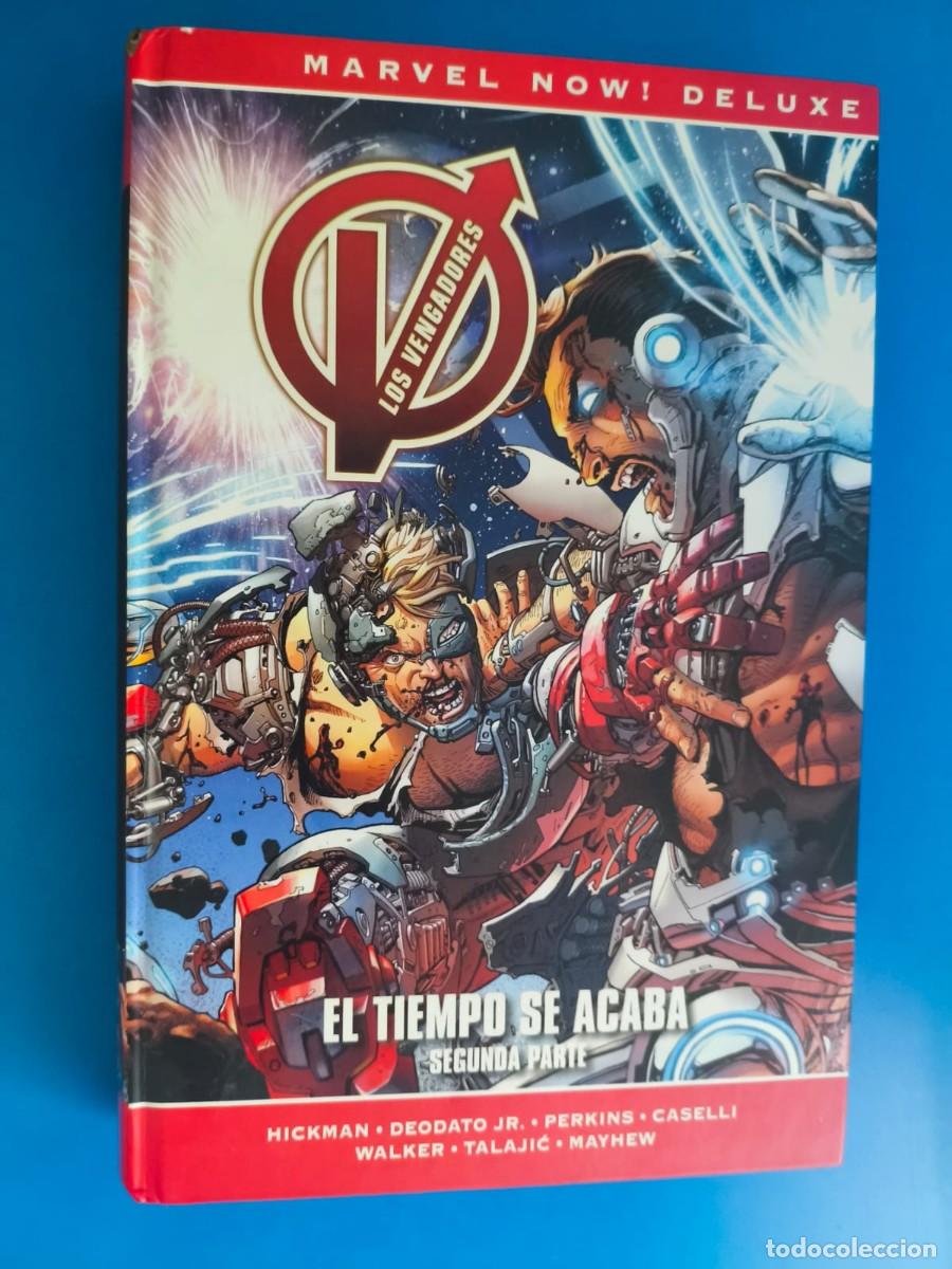 C&oacute;mics: Los Vengadores de Jonathan Hickman. Marvel Now! Deluxe tomo 9 El tiempo se acaba segunda parte 2 Pan