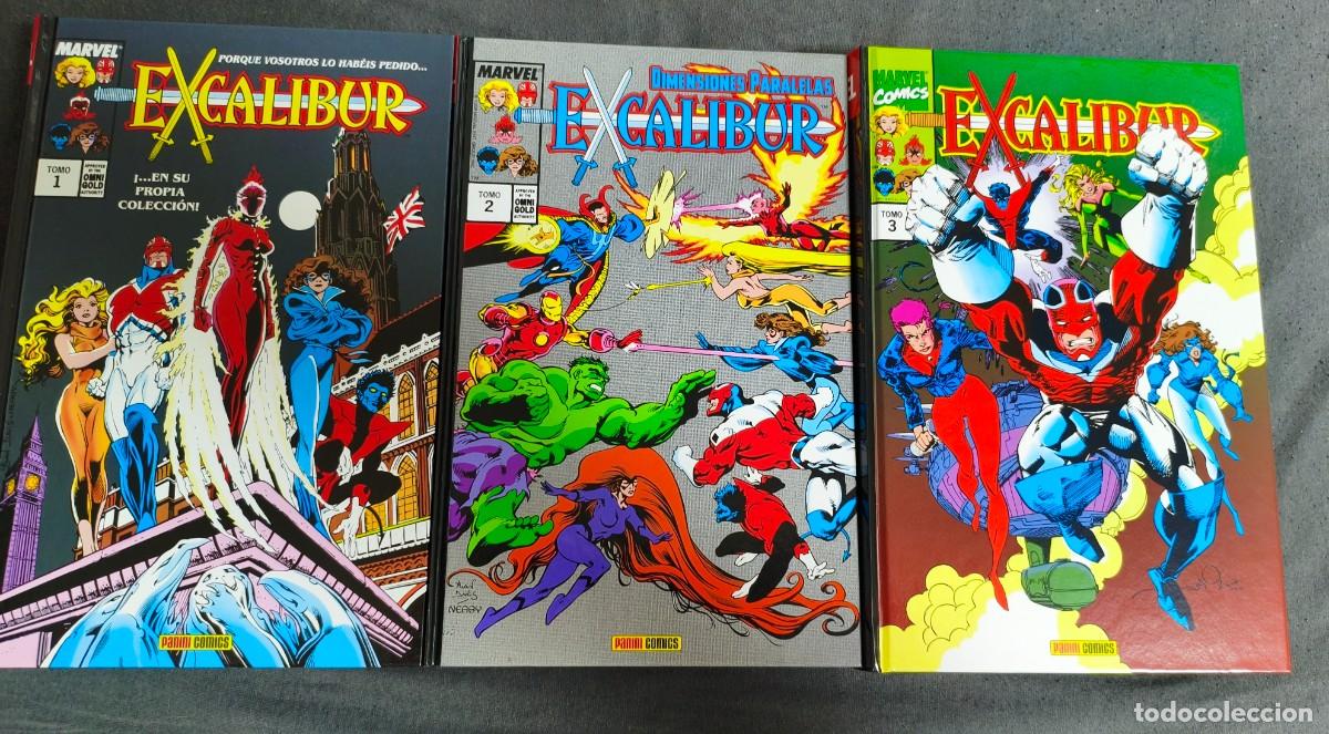 C&oacute;mics: EXCALIBUR - OMNIGOLD 1-2-3 - PANINI- IMPECABLES