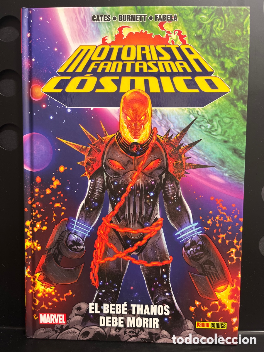 C&oacute;mics: MOTORISTA FANTASMA C&Oacute;SMICO : EL BEB&Eacute; THANOS DEBE MORIR 100% MARVEL HC ( 2019 )