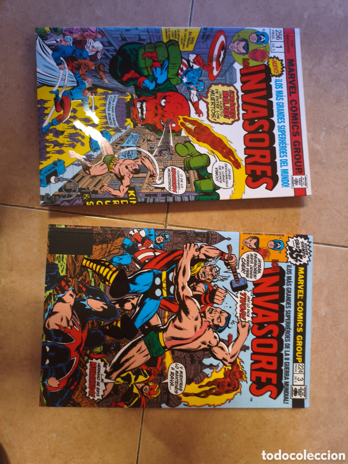 C&oacute;mics: Marvel limited edition los invasores 1 y 2 panini