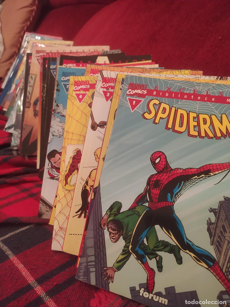 C&oacute;mics: Biblioteca Marvel Spiderman completa y en buen estado de conservaci&oacute;n, 47 n&uacute;meros