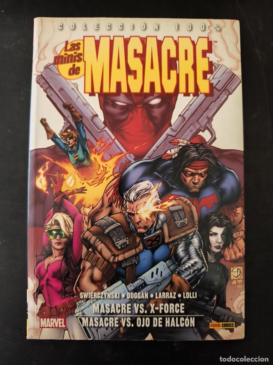 C&oacute;mics: 100% Marvel. Las Minis de Masacre 5 Masacre Vs. X-Force / Masacre Vs. Ojo de Halc&oacute;n