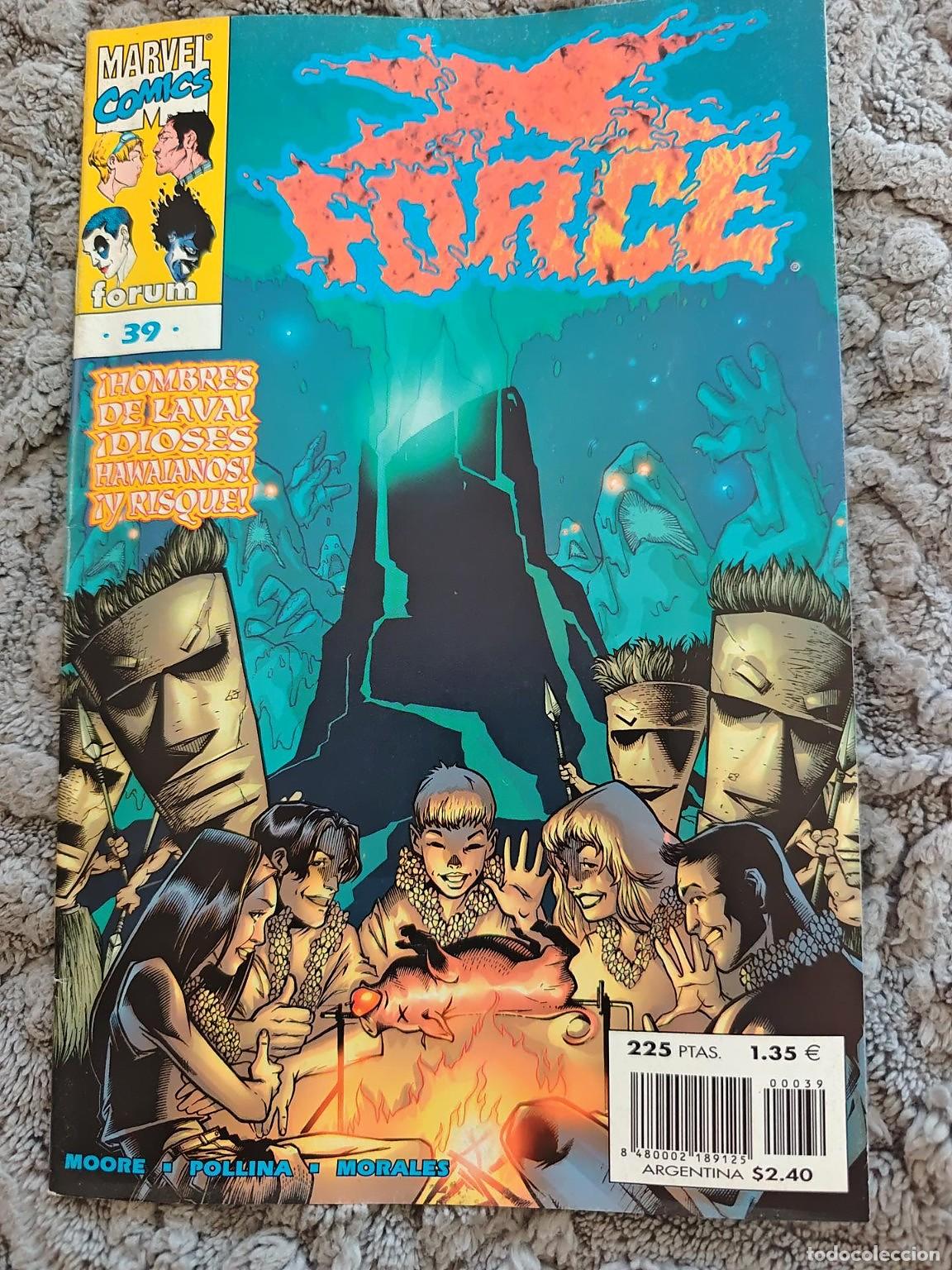 C&oacute;mics: X-Force n&ordm; 39 - &iexcl;Hombres de lava! &iexcl;Dioses hawaianos! &iexcl;Y Risqu&eacute;!