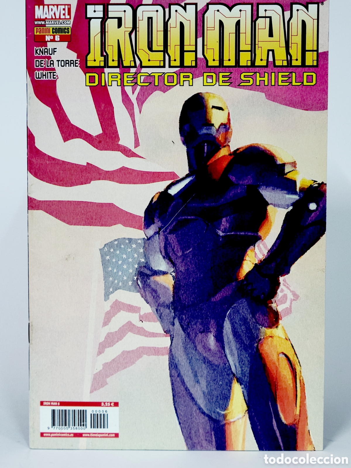 C&oacute;mics: C&Oacute;MIC EL INVENCIBLE IRON MAN 6 DIRECTOR SHIELD PANINI MARVEL GRAPA EXCELENTE ESTADO