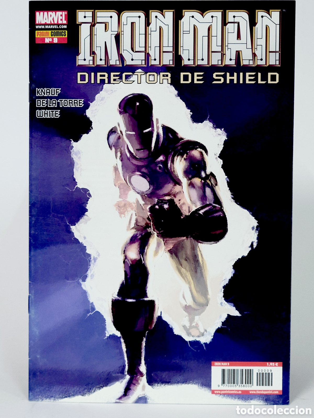 C&oacute;mics: C&Oacute;MIC EL INVENCIBLE IRON MAN 9 DIRECTOR SHIELD PANINI MARVEL GRAPA EXCELENTE ESTADO