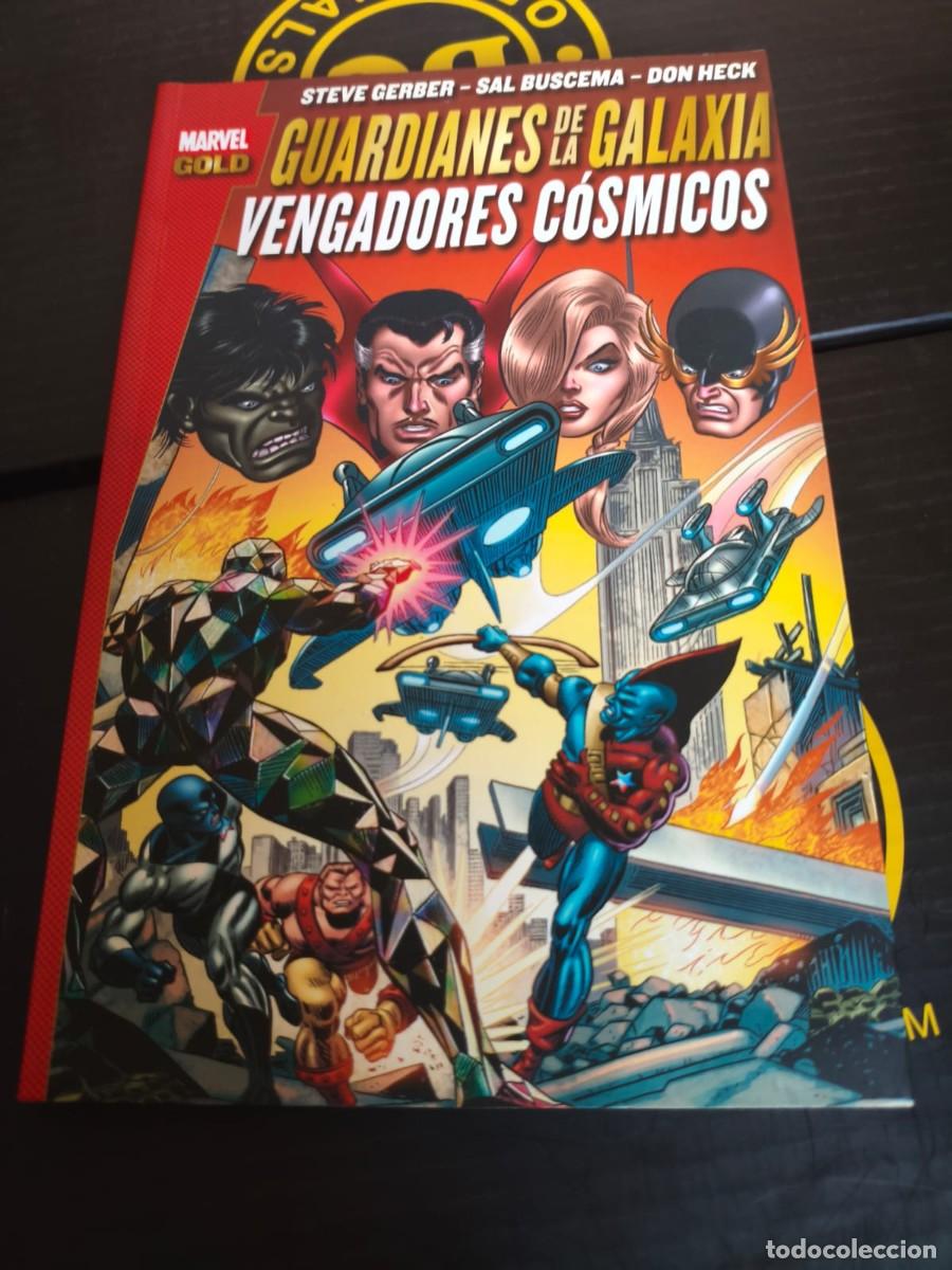 C&oacute;mics: Guardianes de la Galaxia. Marvel Gold Vengadores C&oacute;smicos Panini 2014 Steve Gerber Defensores