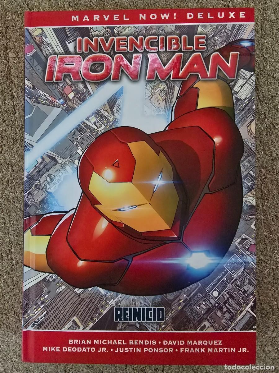 C&oacute;mics: Marvel Now Deluxe.Invencible Iron Man.Reinicio.Marvel.Panini