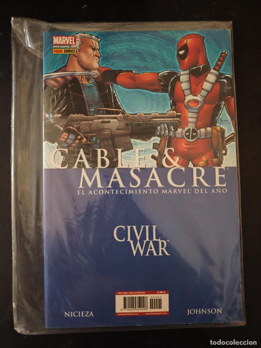 C&oacute;mics: Cable & Masacre: Civil war