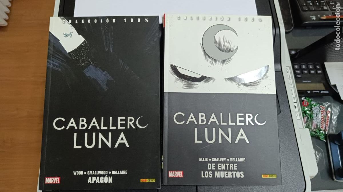 C&oacute;mics: CABALLERO LUNA &ndash; 100% MARVEL &ndash; TOMOS 1 Y 2 &ndash; PANINI C&Oacute;MICS - Foto 1