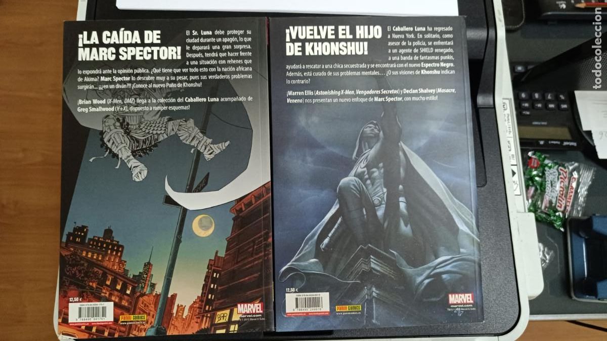 C&oacute;mics: CABALLERO LUNA &ndash; 100% MARVEL &ndash; TOMOS 1 Y 2 &ndash; PANINI C&Oacute;MICS - Foto 2