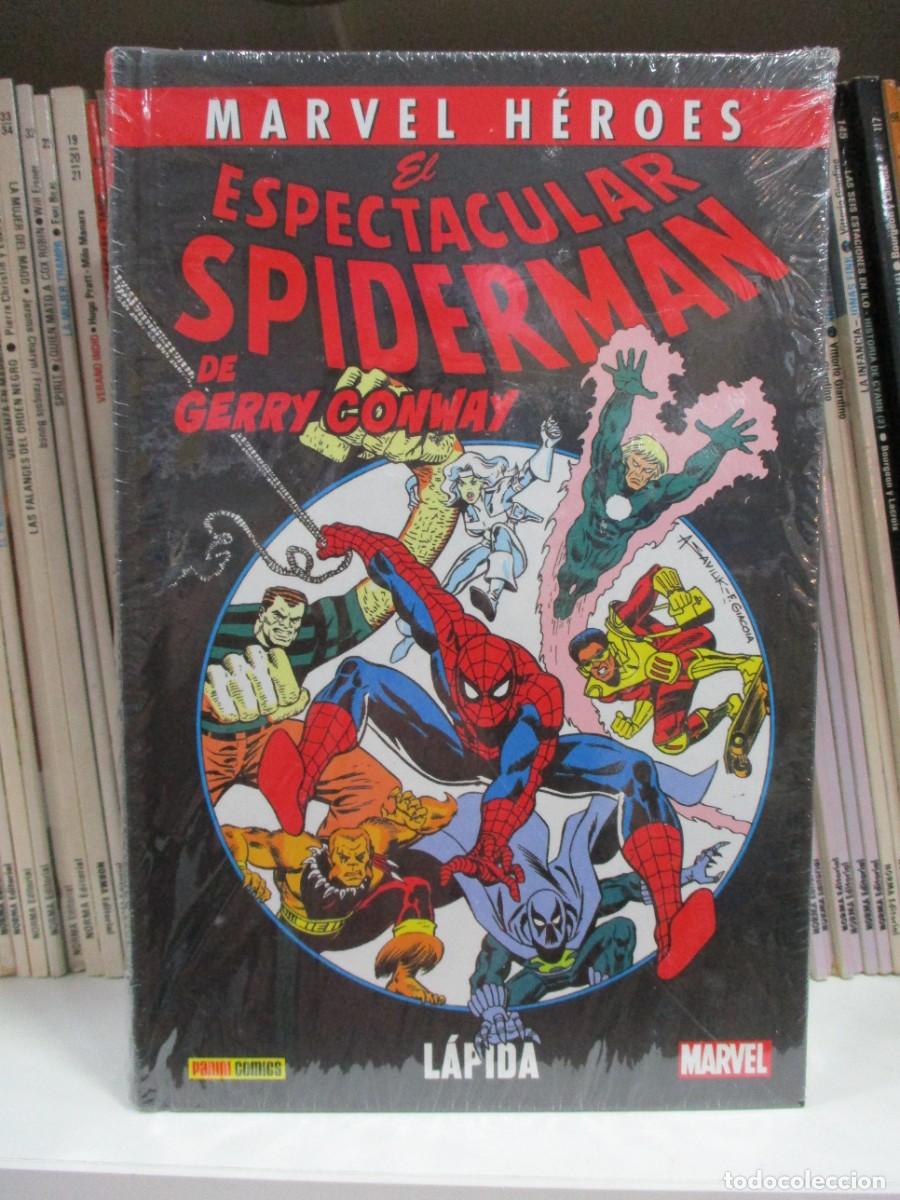 C&oacute;mics: EL ESPECTACULAR SPIDERMAN DE GERRY CONWAY - LAPIDA - MARVEL HEROES - PANINI - TAPA DURA
