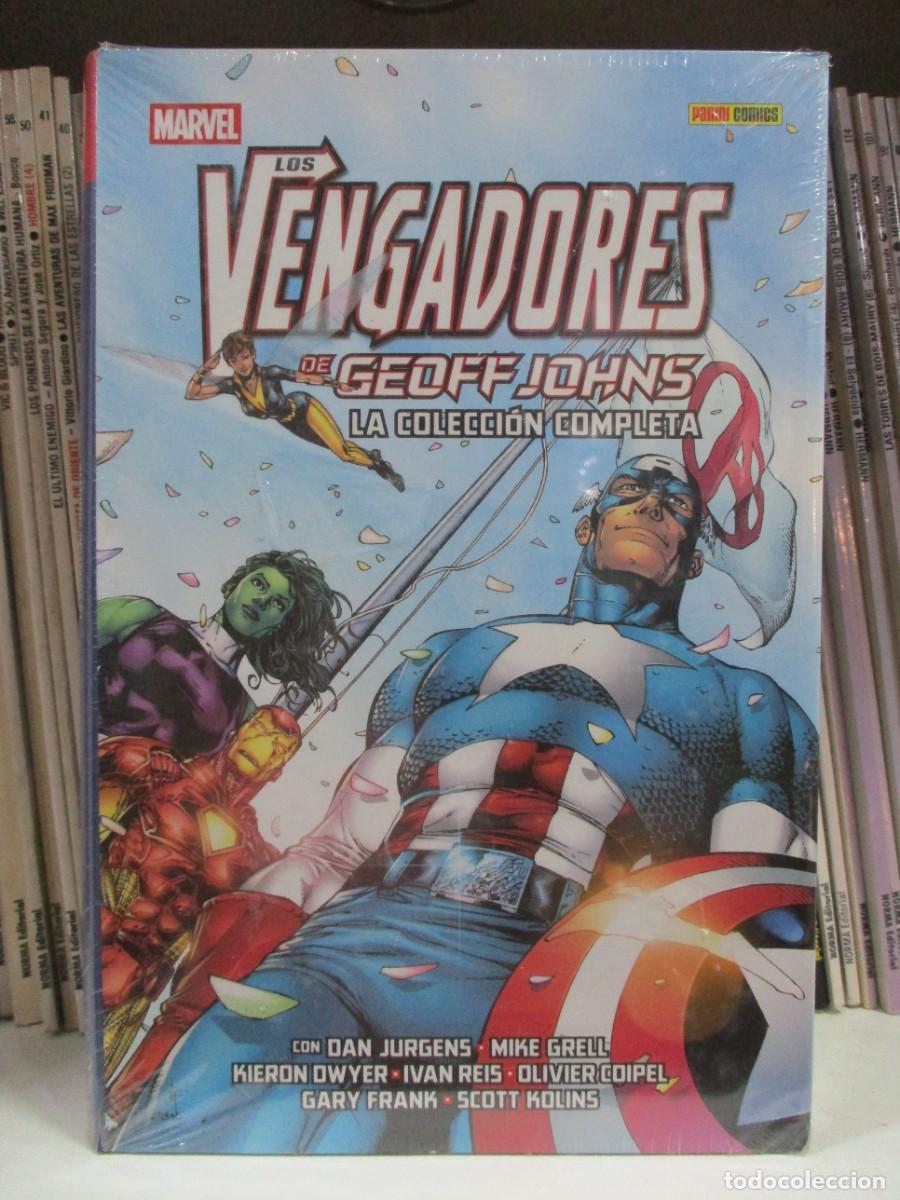 C&oacute;mics: MARVEL COMICS - COLECCION COMPLETA LOS VENGADORES DE GEOFF JOHNS - PANINI - TAPA DURA