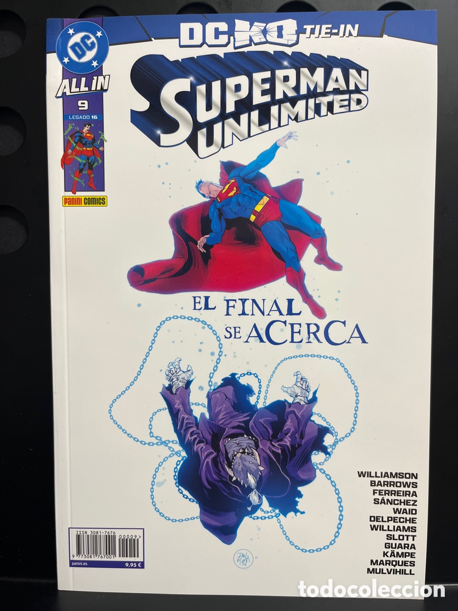 C&oacute;mics: SUPERMAN UNLIMITED N.16 / 9 EL FINAL SE ACERCA DC KO TIE-IN ALL IN ( 2025/&hellip; )