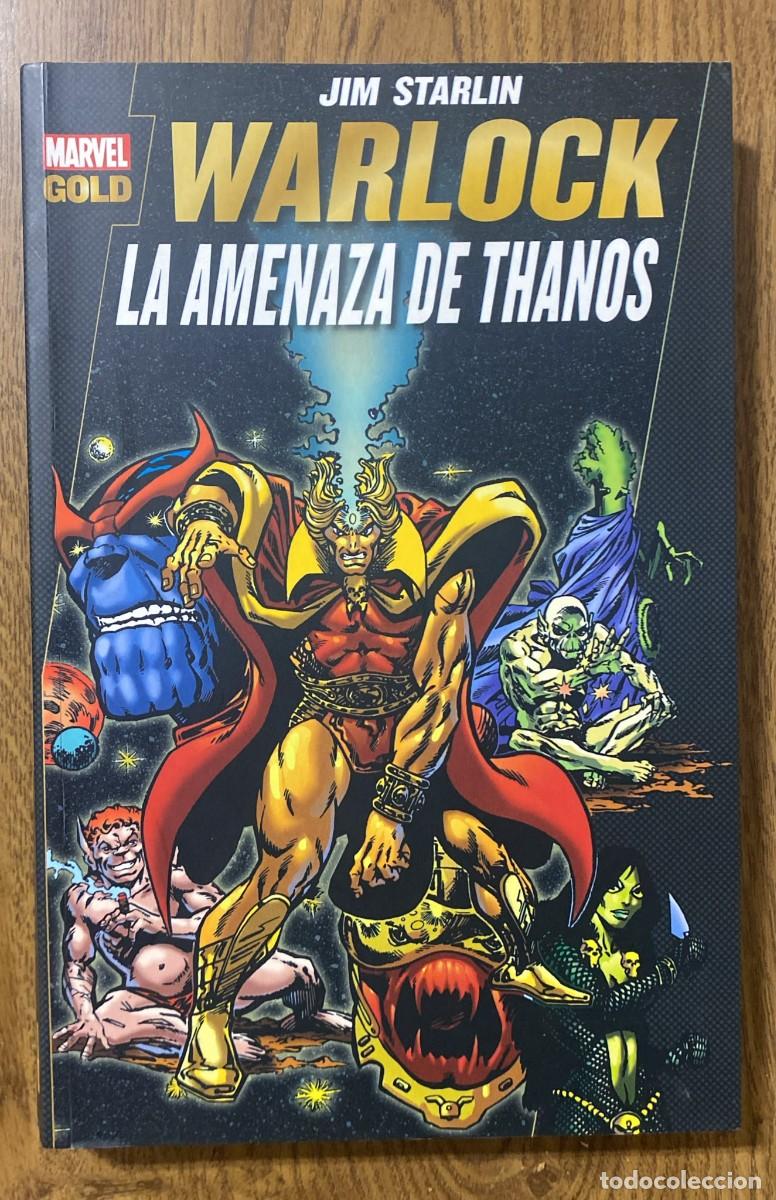 C&oacute;mics: Comic Marvel Gold: Warlock - La Amenaza de Thanos (Jim Starlin) Panini Comics
