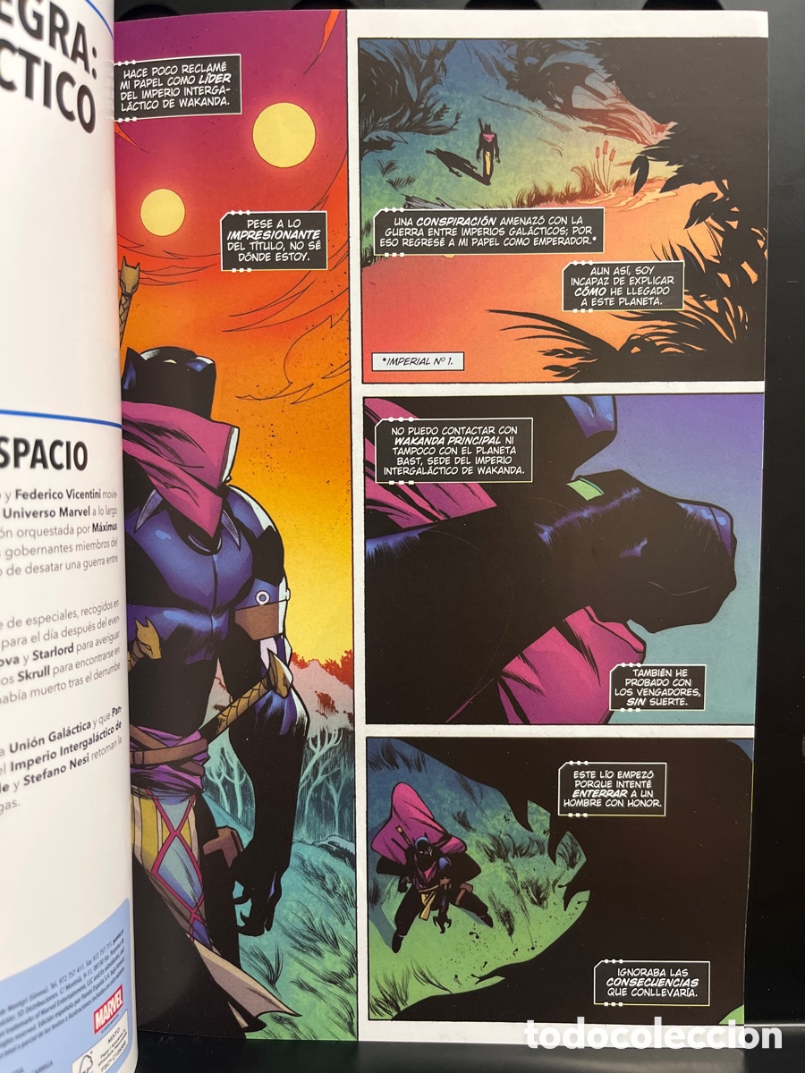 C&oacute;mics: PANTERA NEGRA ESPECIAL : INTERGAL&Aacute;CTICO MARVEL KNIGHTS ( 2026 ) - Foto 3