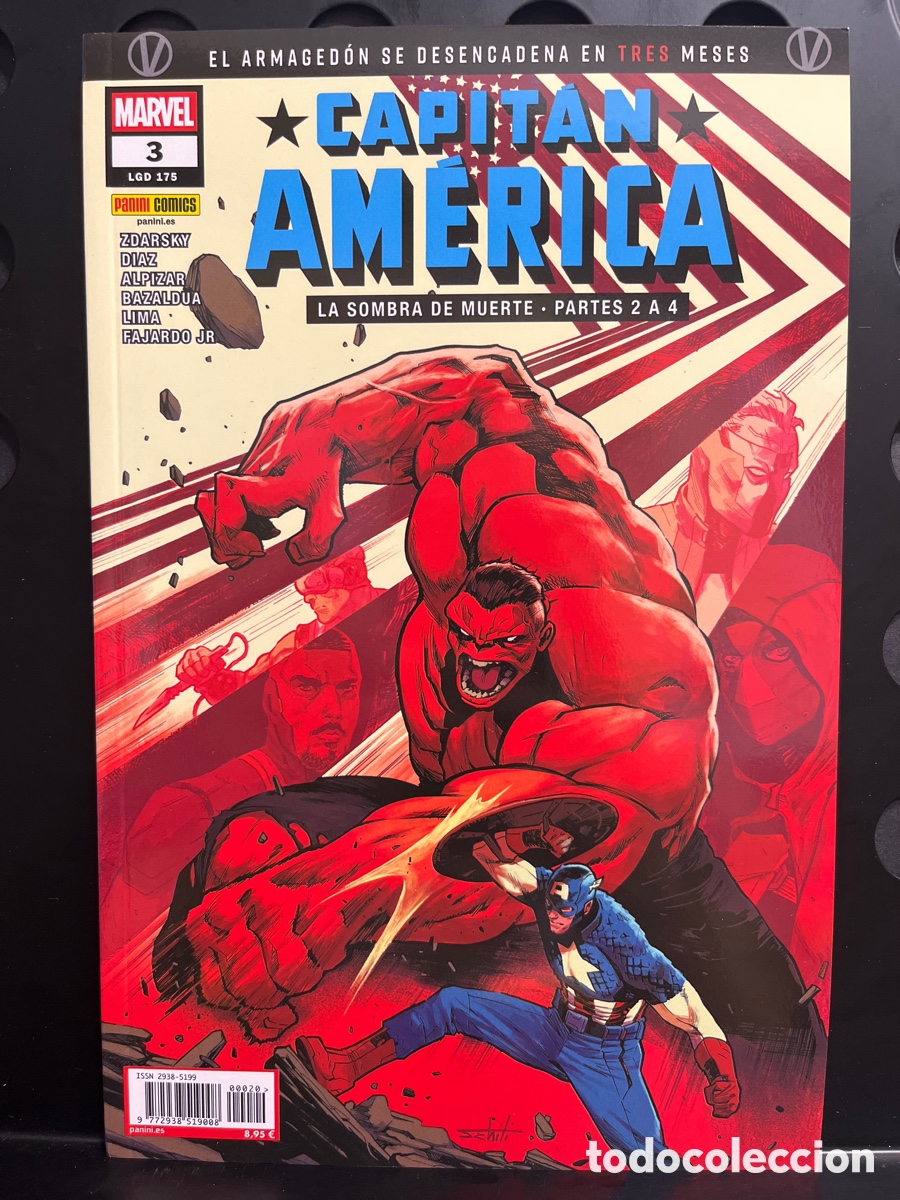 C&oacute;mics: CAPIT&Aacute;N AM&Eacute;RICA VOL.8 N.175 / 3 LA SOMBRA DE MUERTE ( 2011/... )