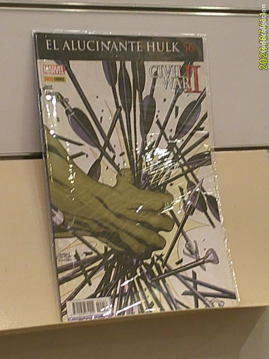 C&oacute;mics: EL ALUCINANTE HULK N&ordm; 56 CIVIL WAR II MARVEL - PANINI