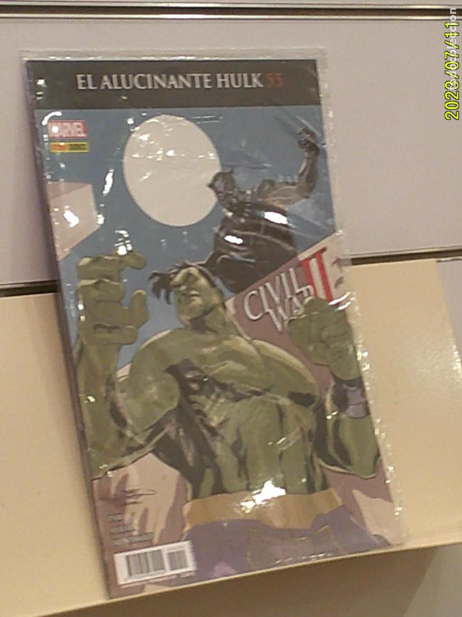 C&oacute;mics: EL ALUCINANTE HULK N&ordm; 55 CIVIL WAR II MARVEL - PANINI